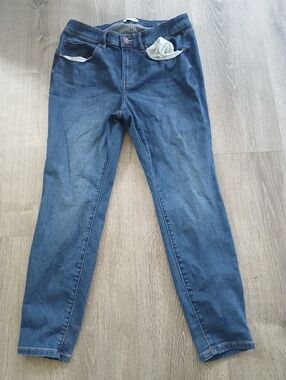 Lane Bryant Dark Blue Stretch Slim Jeans